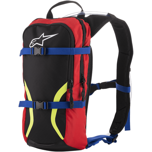 Alpinestars Iguana Hydratatierugzak – Zwart blauw rood geel fluo