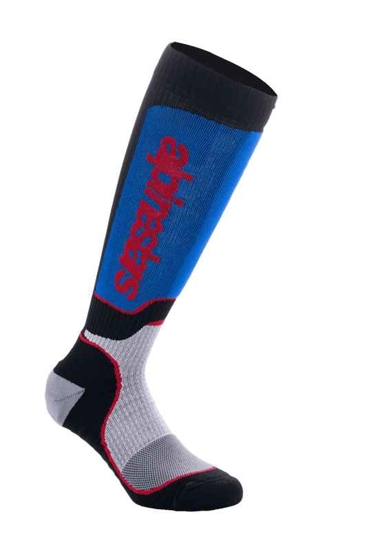 Alpinestars MX Plus Sokken – Zwart wit koningsblauw
