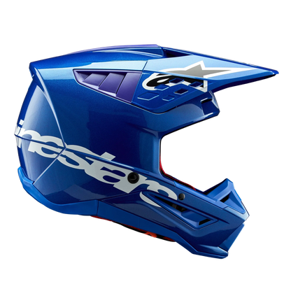 Alpinestars S-M5 Corp ECE 22.06 Helm – Blauw glanzend