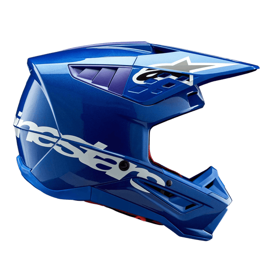 Alpinestars S-M5 Corp ECE 22.06 Helm – Blauw glanzend
