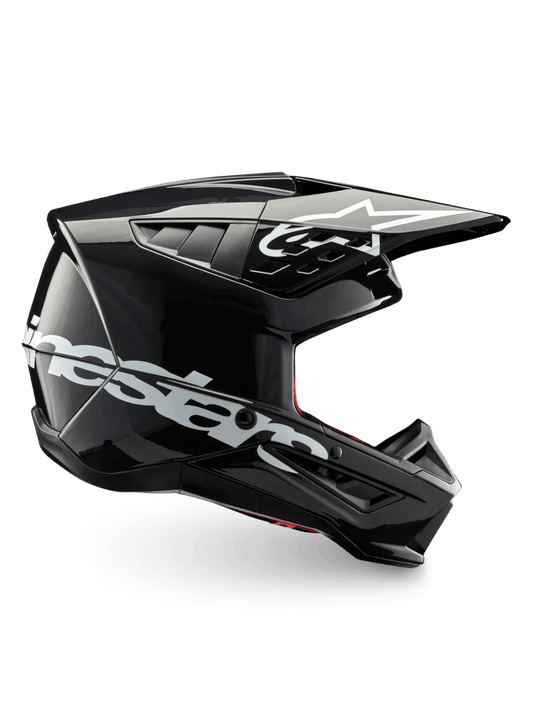 Alpinestars S-M5 Corp Helm ECE 22.06 – Donkergrijs glanzend