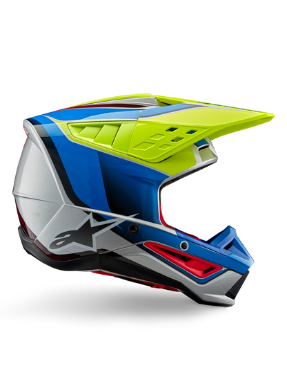 Alpinestars S-M5 Sail Helm ECE 22.06 – Geel fluo email blauw silv g
