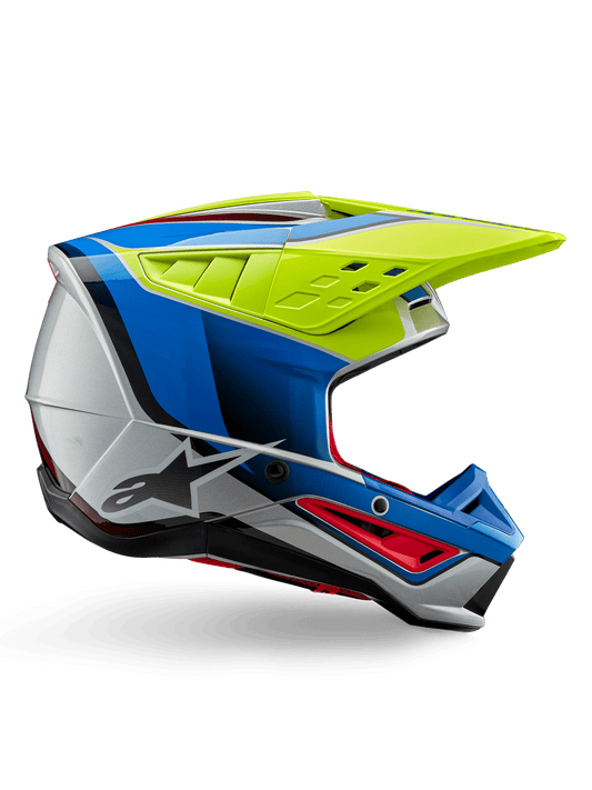 Alpinestars S-M5 Sail Helm ECE 22.06 – Geel fluo email blauw silv g