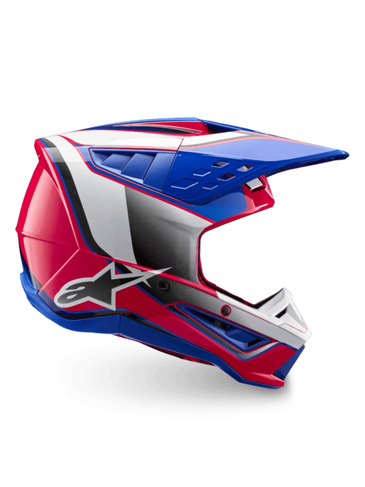 Alpinestars S-M5 Sail ECE 22.06 Helm – Witte diva roze email blauw gl