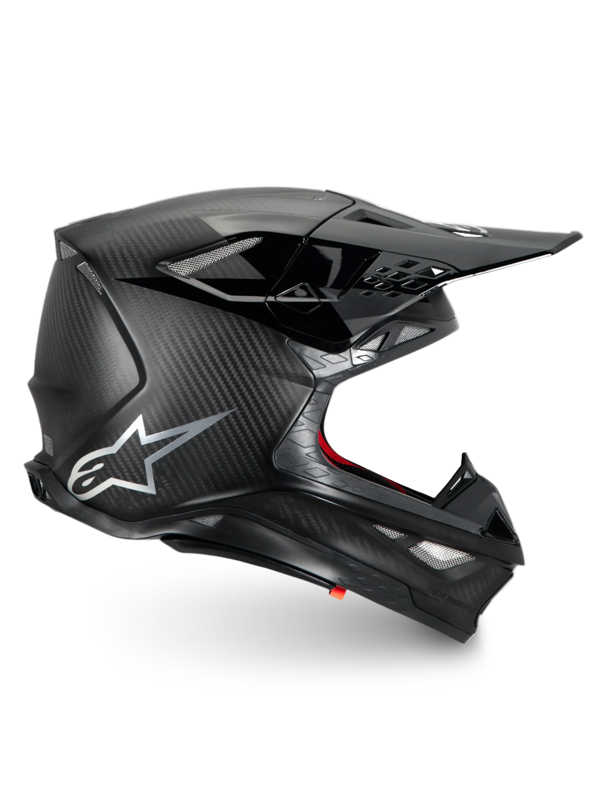 Alpinestars Supertech M10 Fame ECE 22.06 Helm – Zwarte koolstof m g