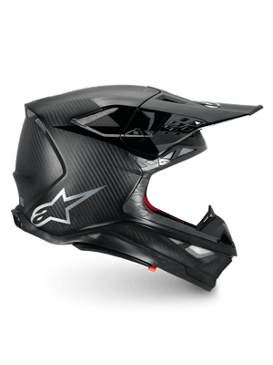 Alpinestars Supertech M10 Fame ECE 22.06 Helm – Schwarze Kohlenstoff m g