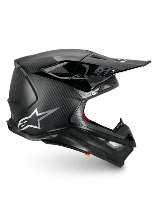 Alpinestars Supertech M10 Fame ECE 22.06 Helm – Zwarte koolstof m g