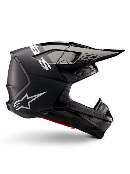 Alpinestars Supertech M10 Flood Helm ECE 22.06 – Zwart donkergrijs m g