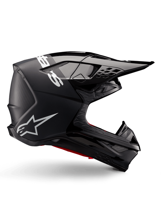 Alpinestars Supertech M10 Flood Helm ECE 22.06 – Zwart donkergrijs m g