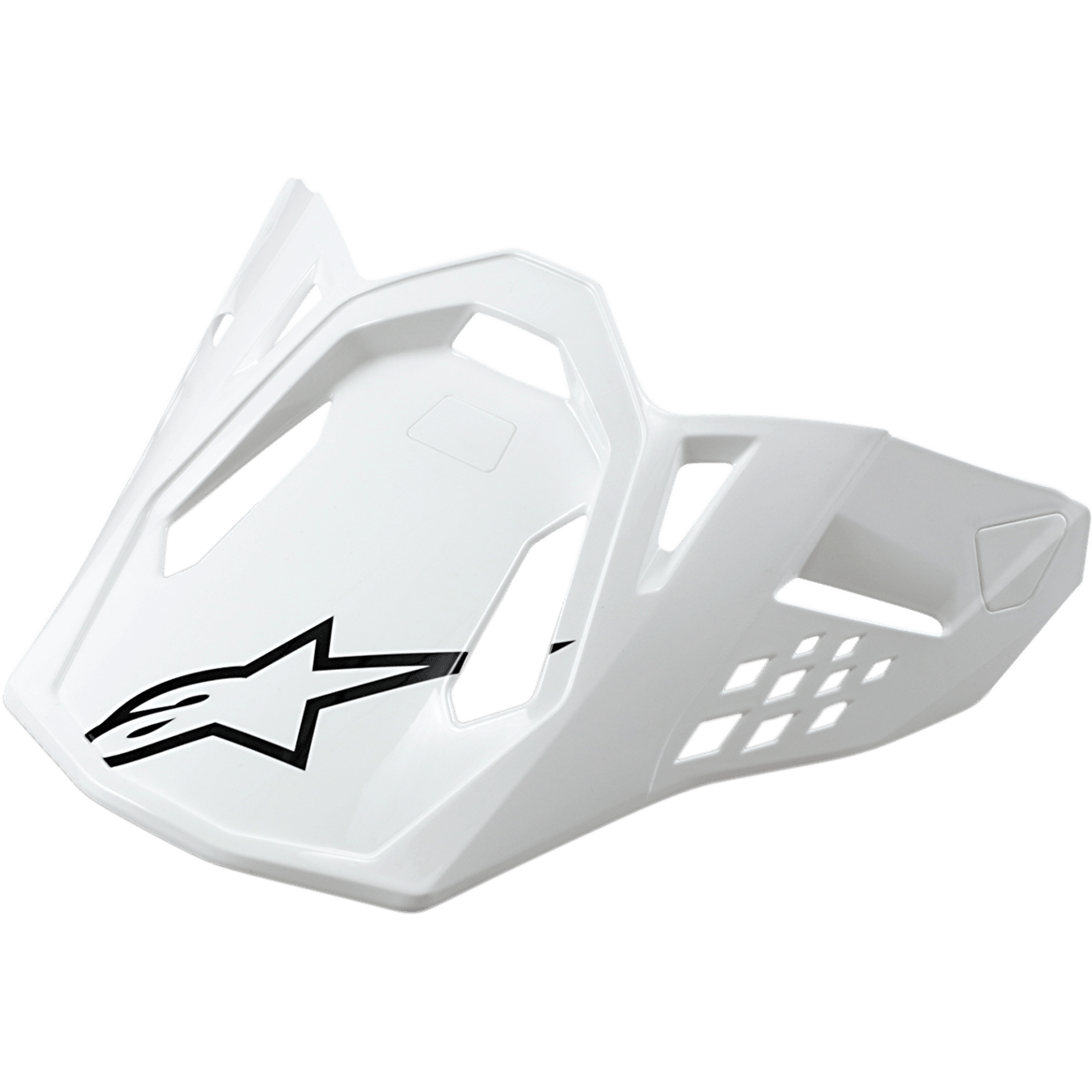 Alpinestars Supertech M10/M8 Vizier – Wit glanzend