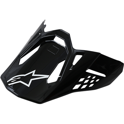 Alpinestars Supertech M10/M8 Vizier – Zwart glanzend