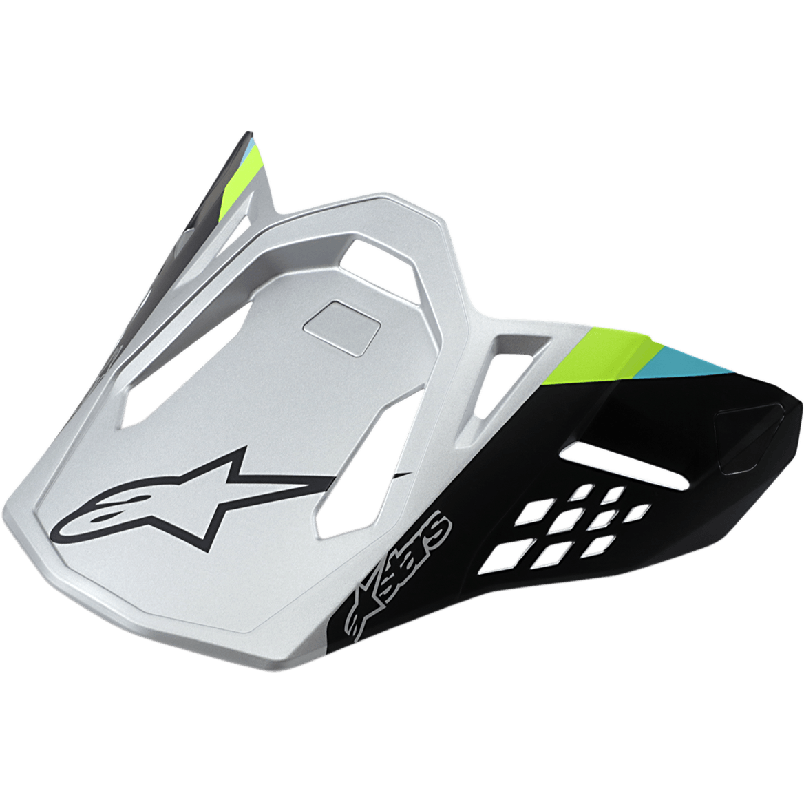 Alpinestars S-M8 Contact Vizier – Zilver mat