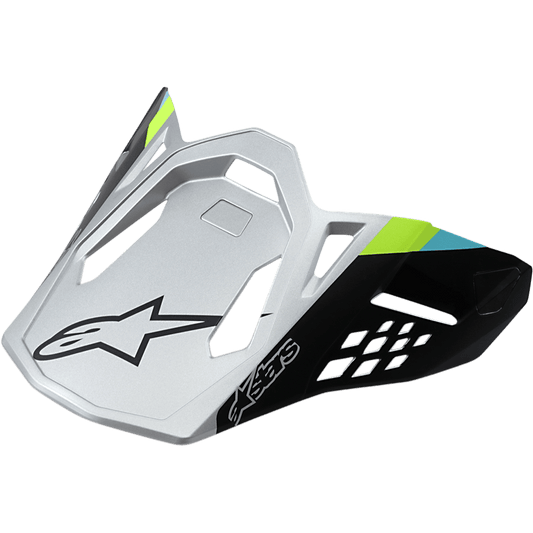Alpinestars S-M8 Contact Vizier – Zilver mat