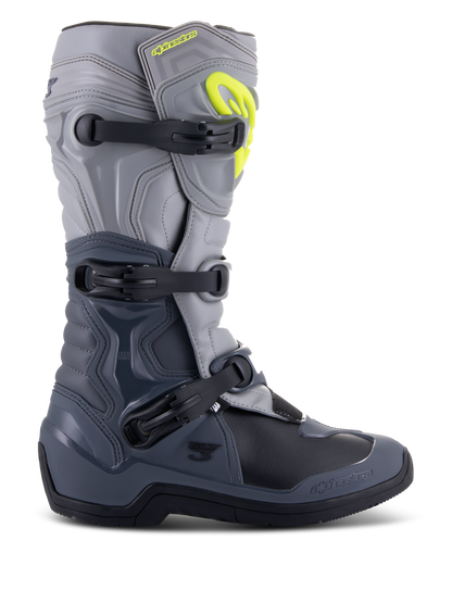 Alpinestars Tech 3 Laarzen – Donkergrijs lichtgrijs zwart