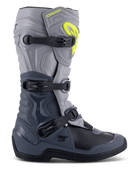 Alpinestars Tech 3 Laarzen – Donkergrijs lichtgrijs zwart