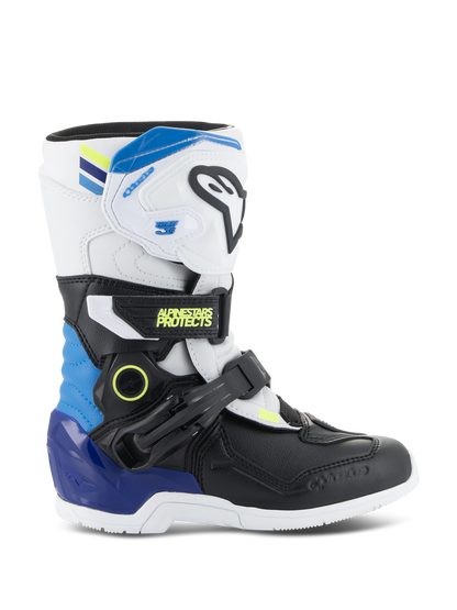 Alpinestars Kinder Tech 3S Laarzen – Wit zwart email blauw