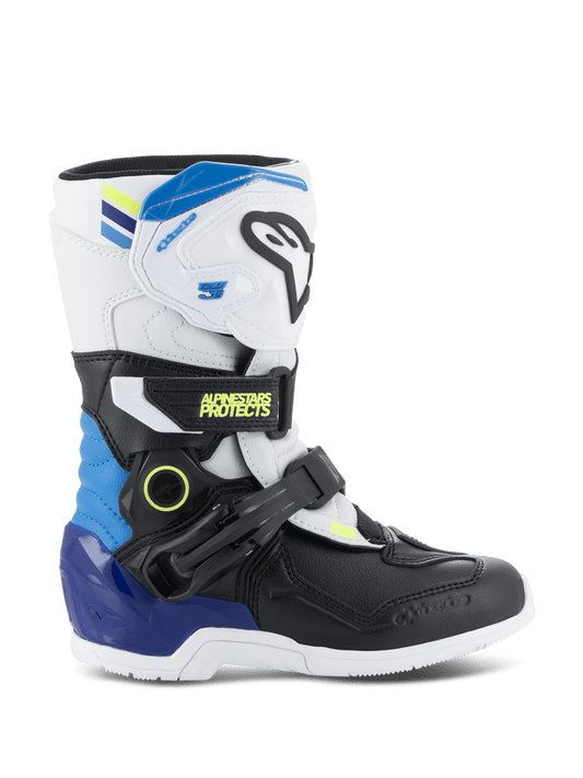 Alpinestars Kinder Tech 3S Laarzen – Wit zwart email blauw