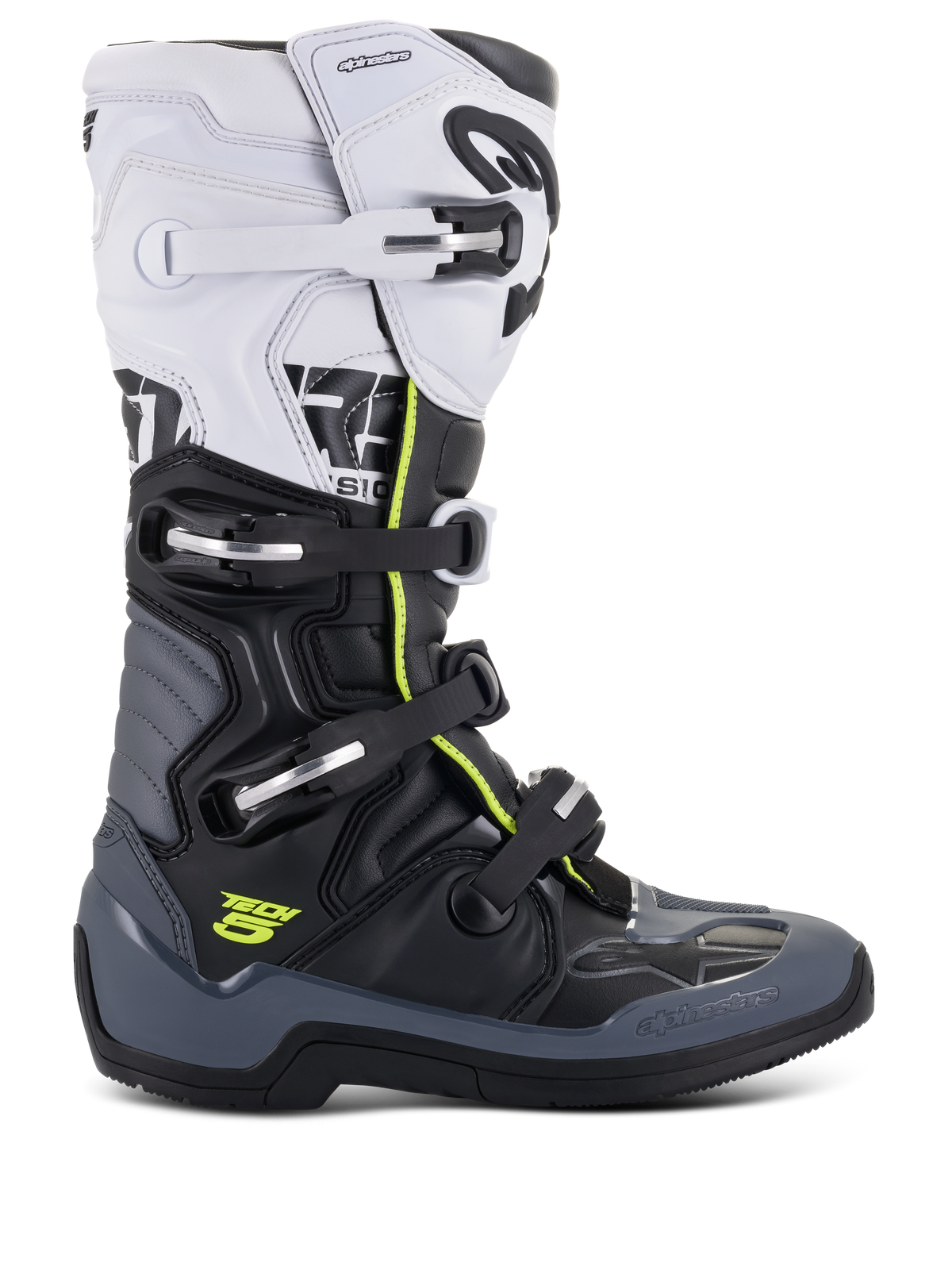 Alpinestars Tech 5 Laarzen – Zwart donkergrijs wit