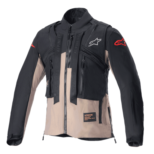 Alpinestars Techdura Jas – Zwarte valk bruin