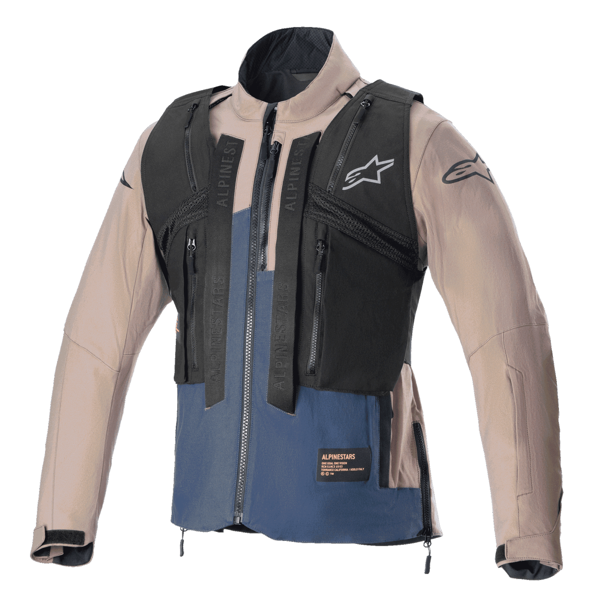 Alpinestars Techdura Jas – Valk bruin nacht marine