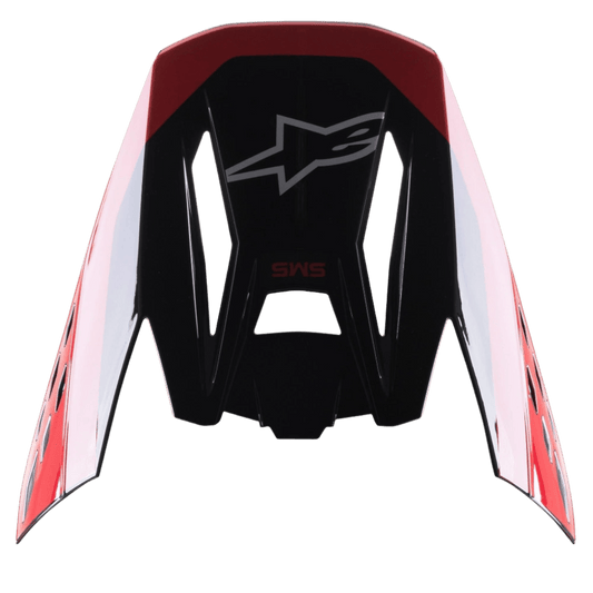 Alpinestars S-M5 Beam Vizier – Zwart rood glanzend