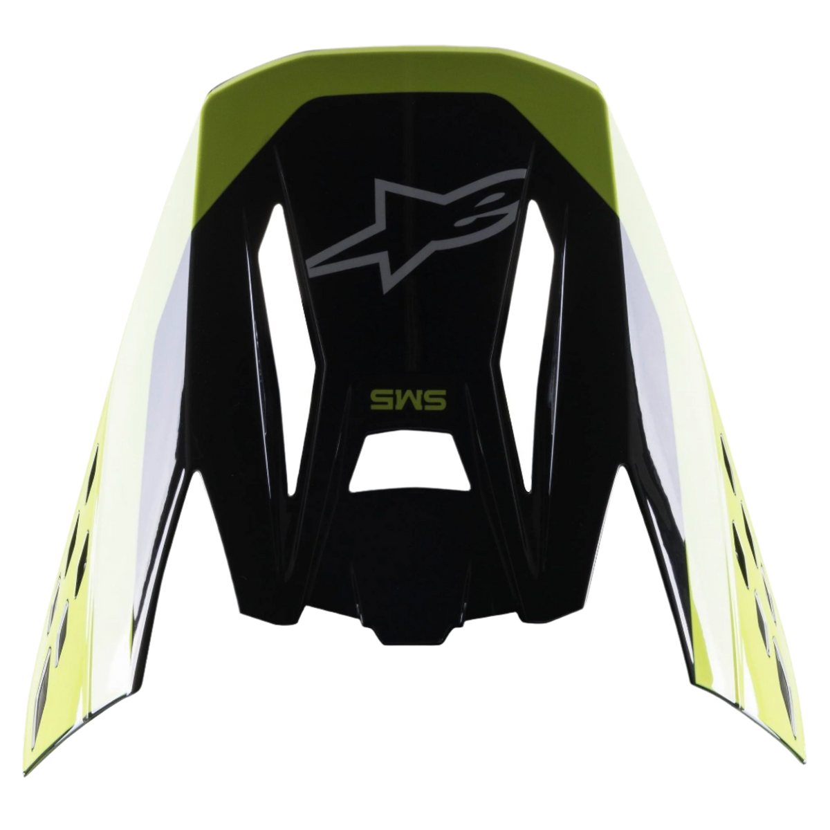 Alpinestars S-M5 Beam Vizier – Zwart geel fluo glans