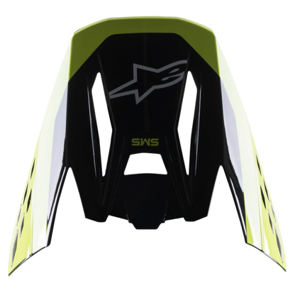 Alpinestars S-M5 Beam Vizier – Zwart geel fluo glans