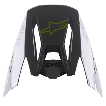 Alpinestars S-M5 Bond Vizier – Zilver geel fluo glans