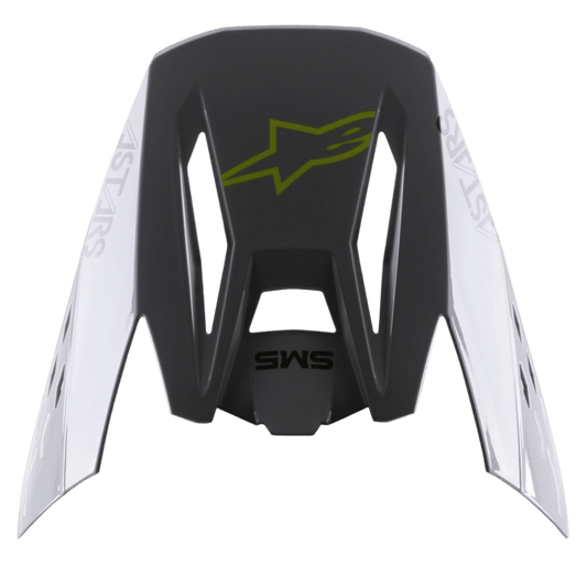 Alpinestars S-M5 Bond Vizier – Zilver geel fluo glans