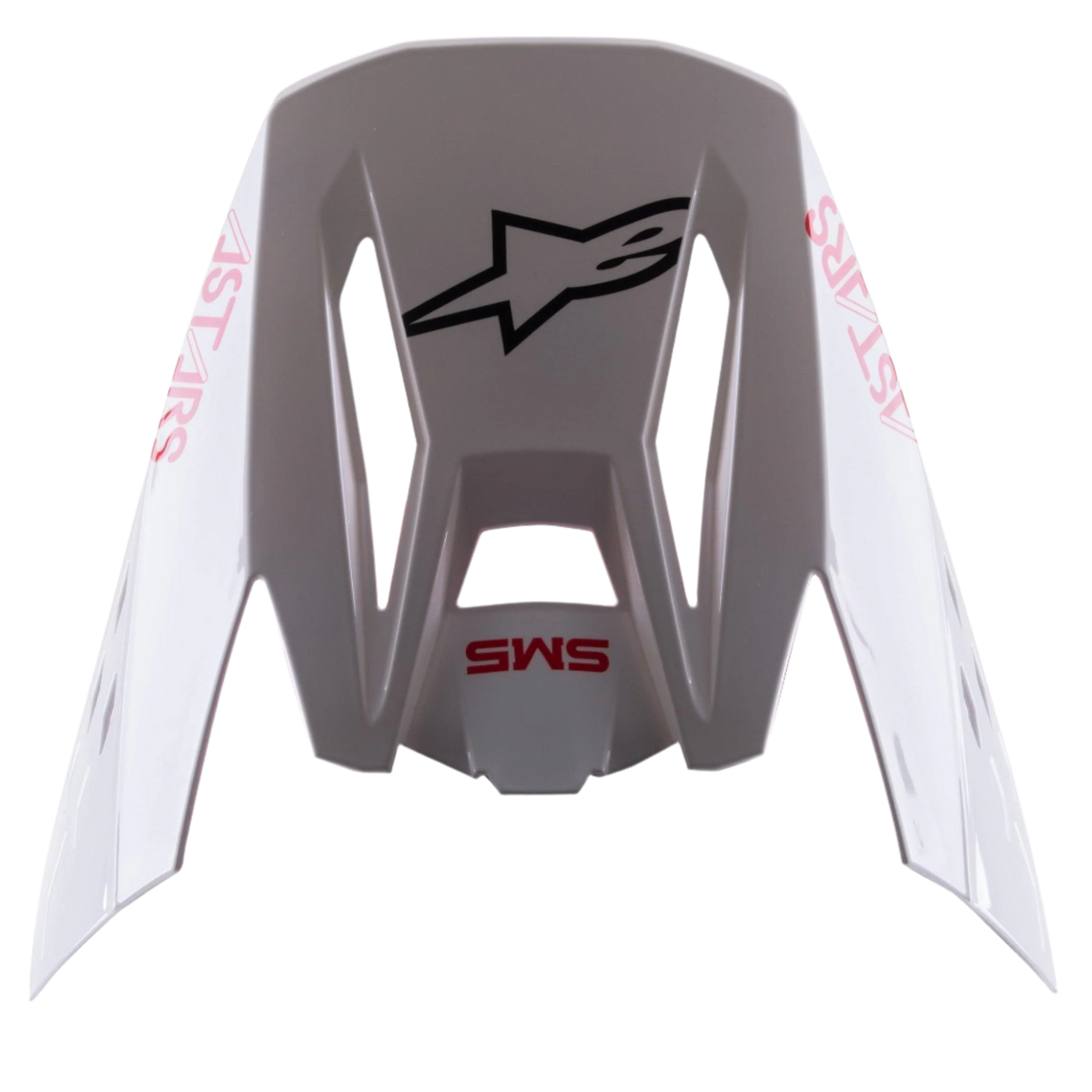 Alpinestars S-M5 Bond Vizier – Wit rood glanzend