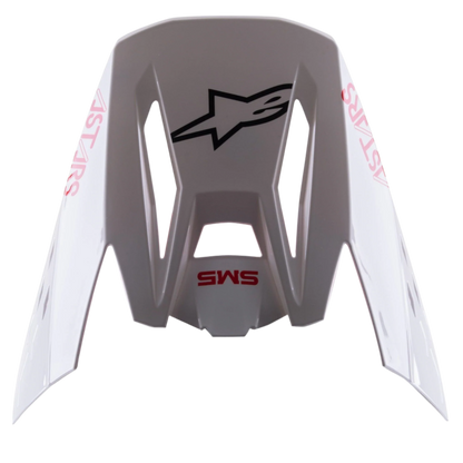 Alpinestars S-M5 Bond Vizier – Wit rood glanzend