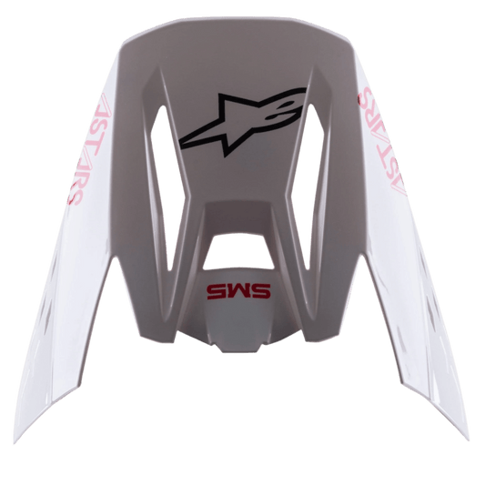 Alpinestars S-M5 Bond Vizier – Wit rood glanzend