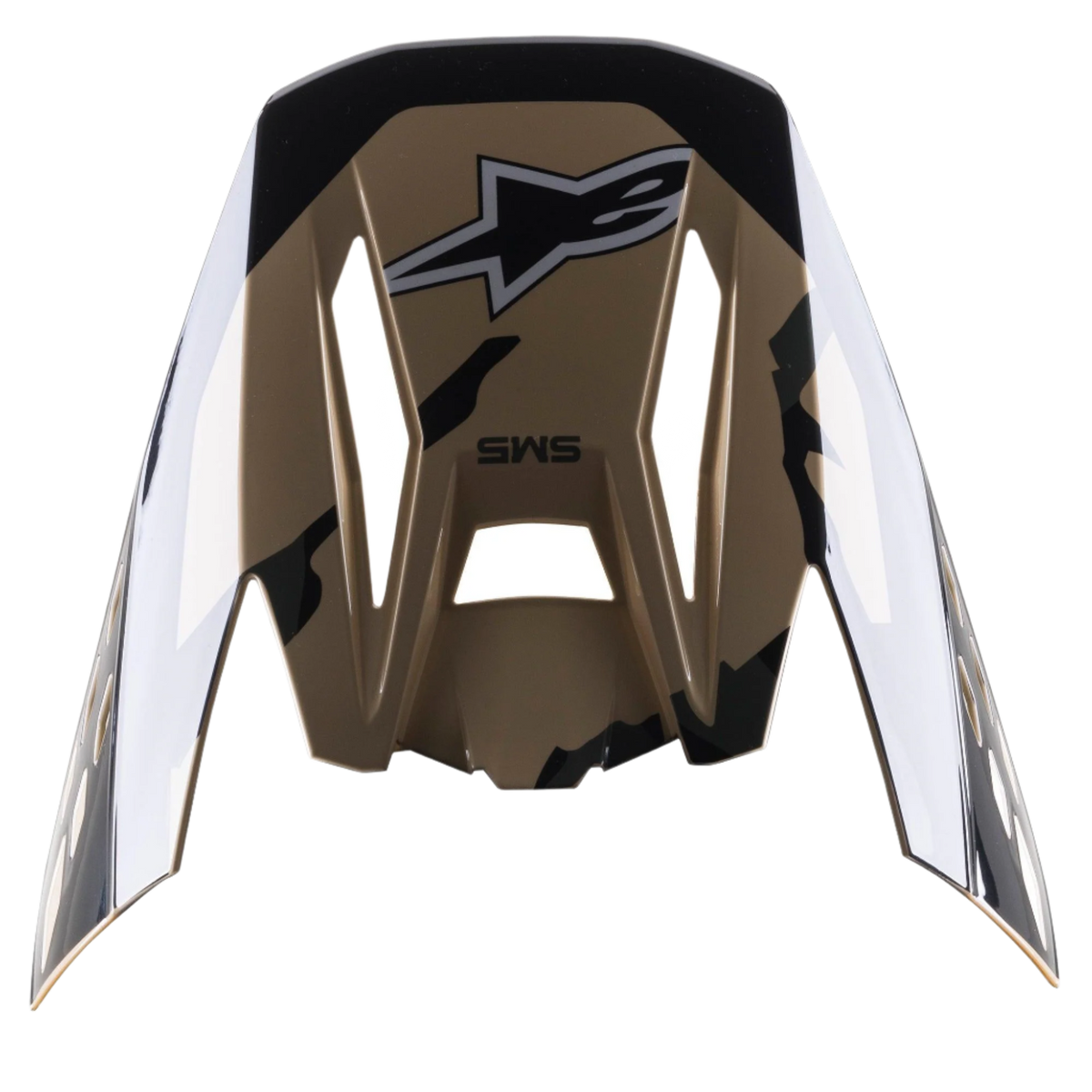 Alpinestars S-M5 Rover Vizier – Zand mandarijn camo glanzend