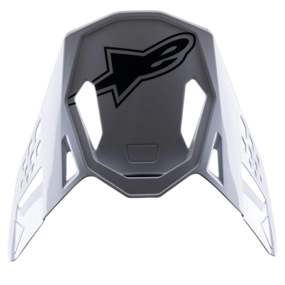 Alpinestars S-M8 Factory Vizier – Zwart wit rood fluo glans