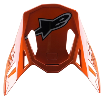 Alpinestars S-M8 Factory Vizier – Donkerblauw oranje geel fluo g