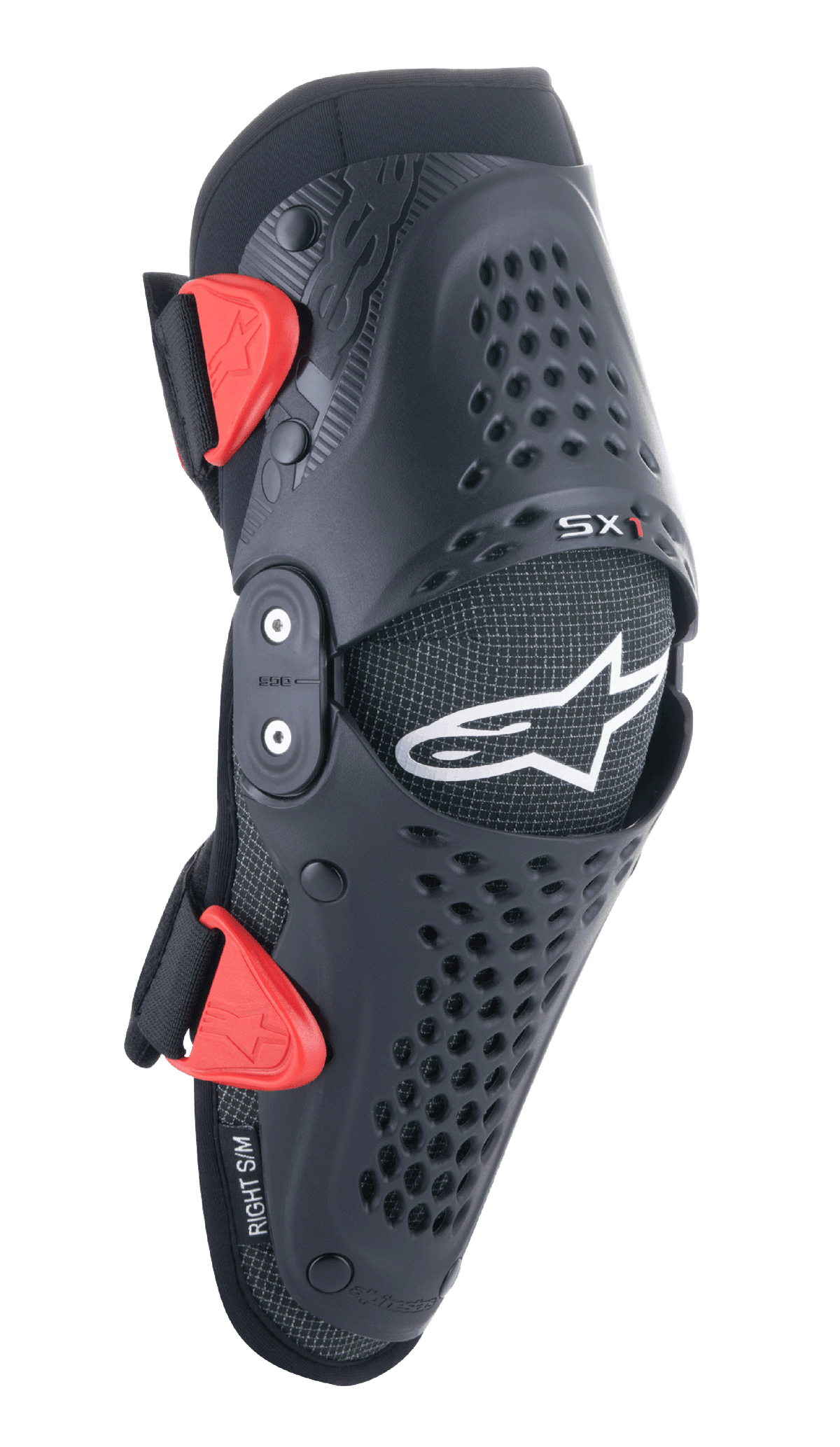 Alpinestars Jeugd SX-1 Kniebeschermers – Zwart rood
