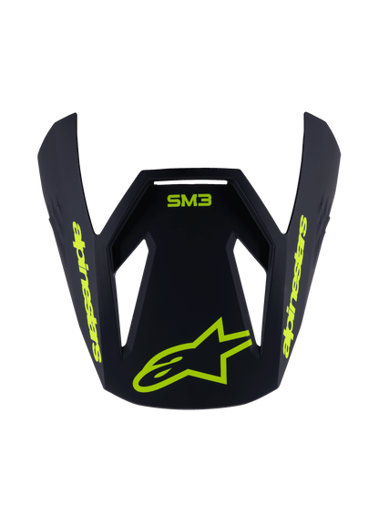 Alpinestars Jeugd S-M3 Radium Vizier – Zwart geel fluo mat