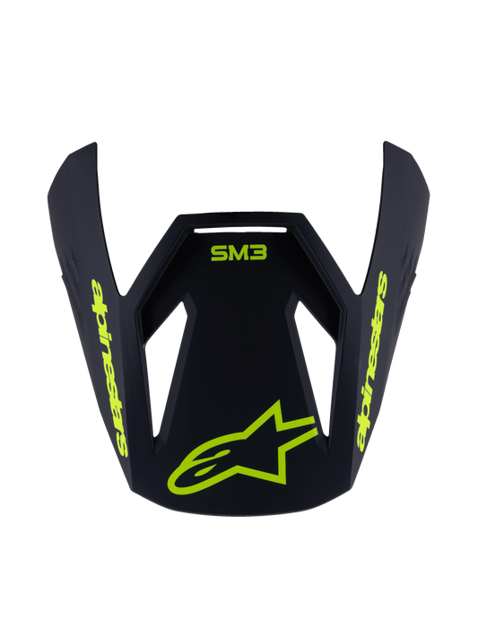 Alpinestars Jeugd S-M3 Radium Vizier – Zwart geel fluo mat