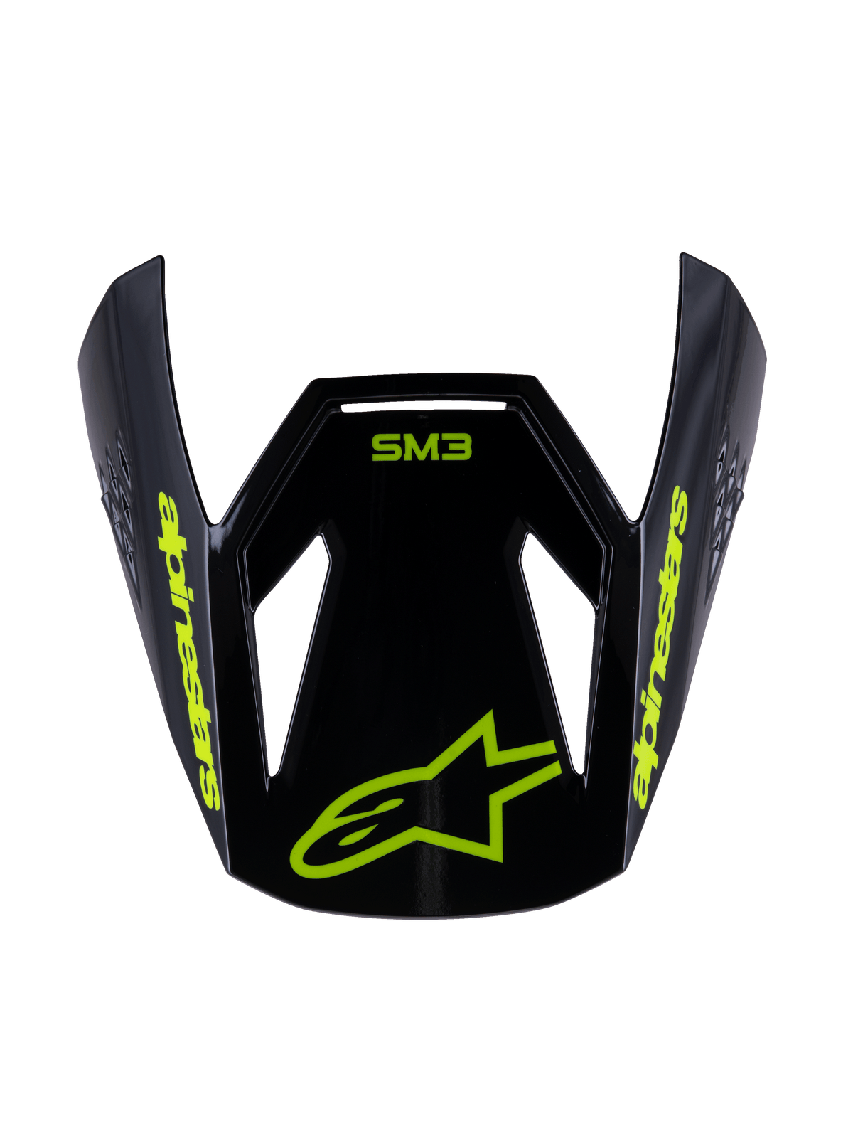 Alpinestars Jeugd S-M3 Radium Vizier – Zwart geel fluo glans