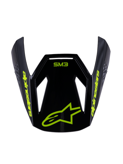 Alpinestars Jeugd S-M3 Radium Vizier – Zwart geel fluo glans