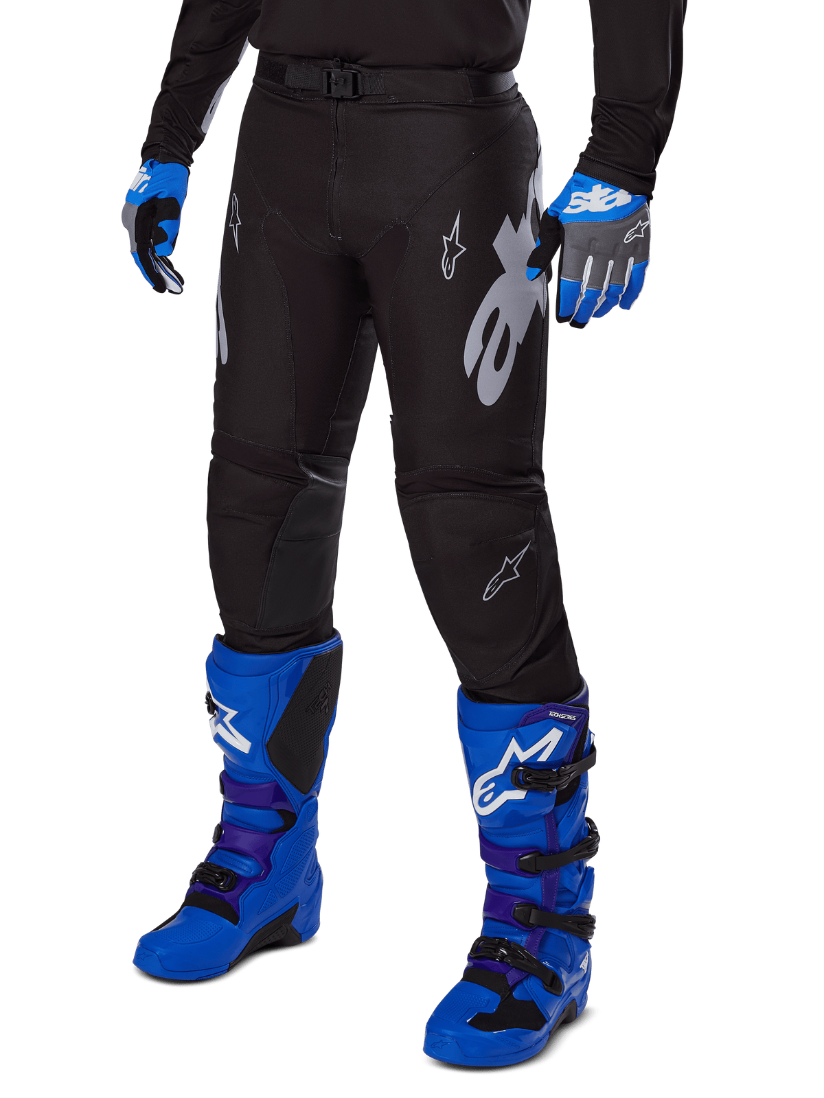 Alpinestars Racer Graphite Broek 2025 – Zwart grijs