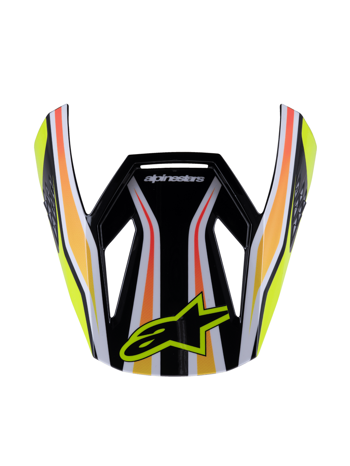 Alpinestars Jeugd S-M3 Wurx Vizier – Zwart geel fluo blauw rood gl