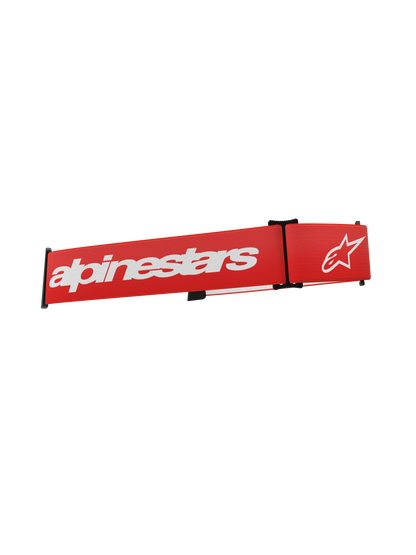 Alpinestars Supertech Crossbril Band – Rood wit