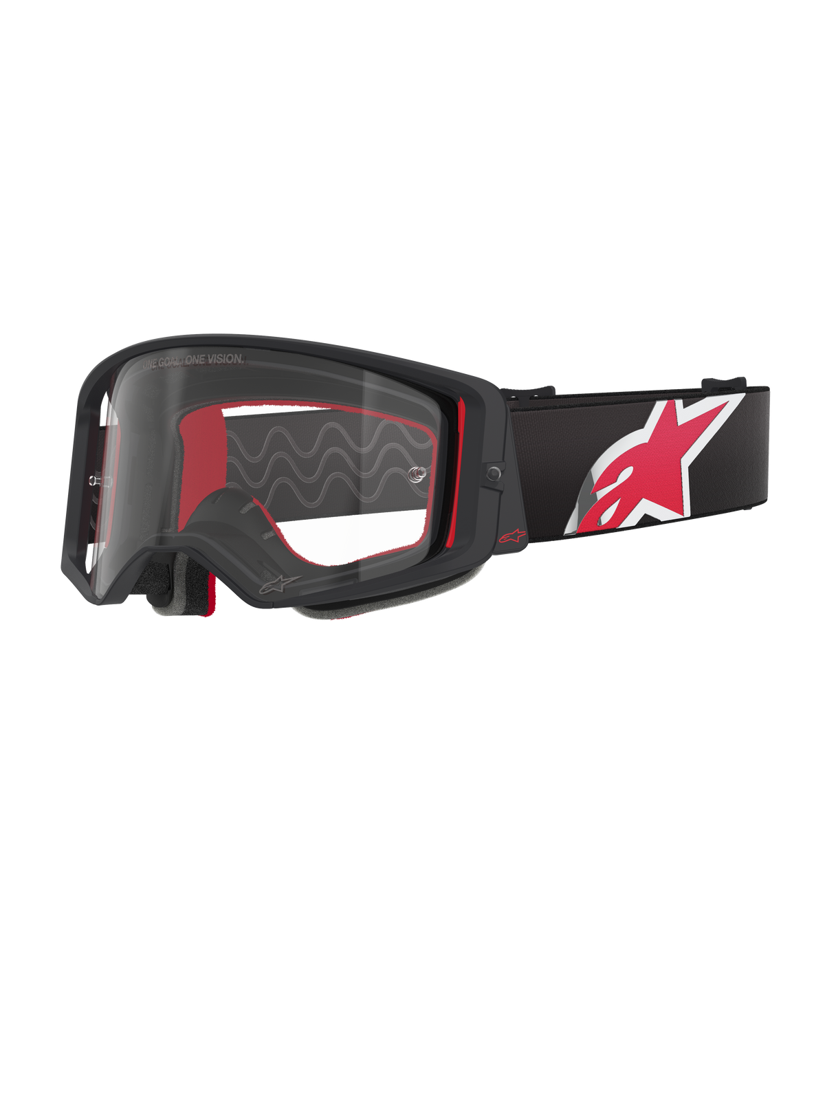 Alpinestars Supertech Corp Crossbril – Zwart rood helder