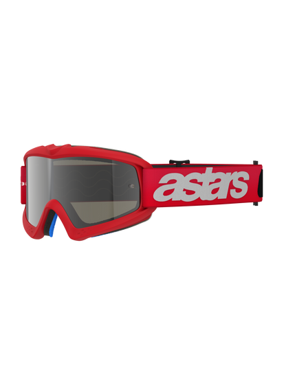 Alpinestars Vision Jeugd Blaze Crossbril – Rood spiegel zilver