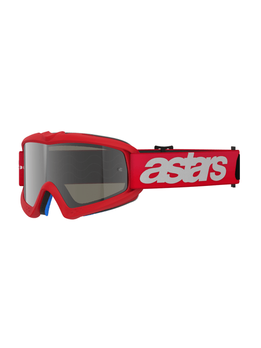 Alpinestars Vision Jeugd Blaze Crossbril – Rood spiegel zilver