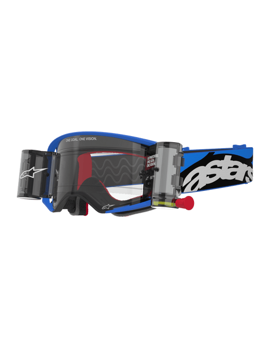 Alpinestars Supertech Stream Crossbril – Blauw helder roll off
