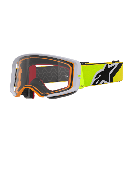 Alpinestars Supertech Corp Crossbril – Fluo geel grijs helder