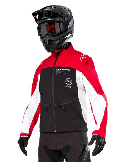 Alpinestars Lite-Dura Softshell Jas – Zwart helder rood wit