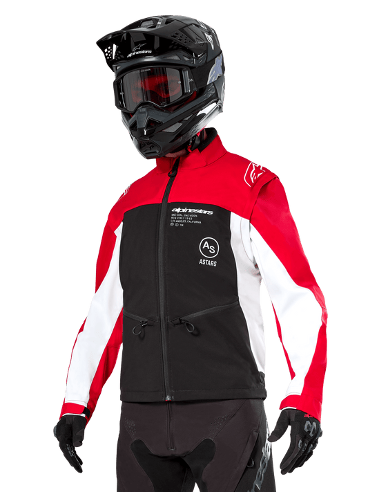 Alpinestars Lite-Dura Softshell Jas – Zwart helder rood wit